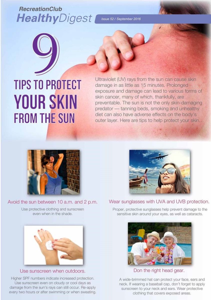 9 phương pháp giúp bảo vệ làn da của bạn khỏi ánh nắng mặt trời