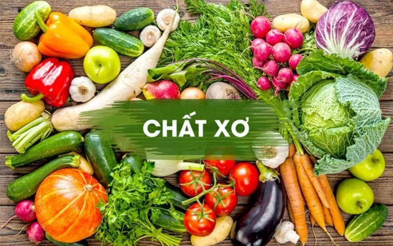 Rau xanh và củ quả giàu chất xơ (Nguồn: Internet)