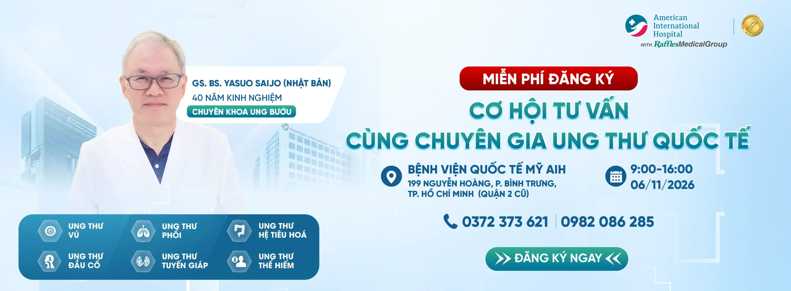 Chữa bệnh ở Singapore, Bệnh viện Raffles tại Singapore 20 raffles hospita event tu van truc tiep dong hanh cung benh nhan ung thu desktop scaled